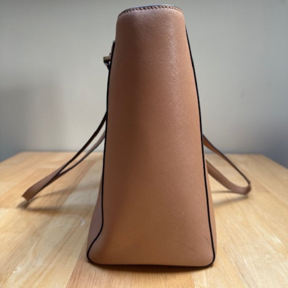 Tory Burch Tan Leather Tote Bag - Picture 5 of 13